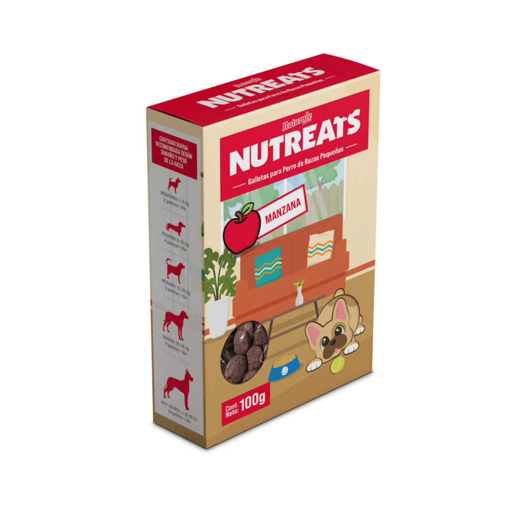 Nutreats mini galletas manzana