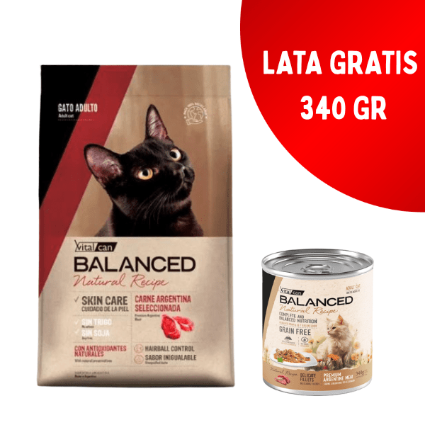 Vitalcan Balanced Gato Adulto | Natural Recipe | Carne Argentina - 7