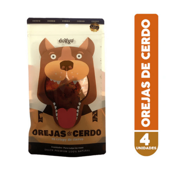 Doggo Snack para Perros Orejas de Cerdo